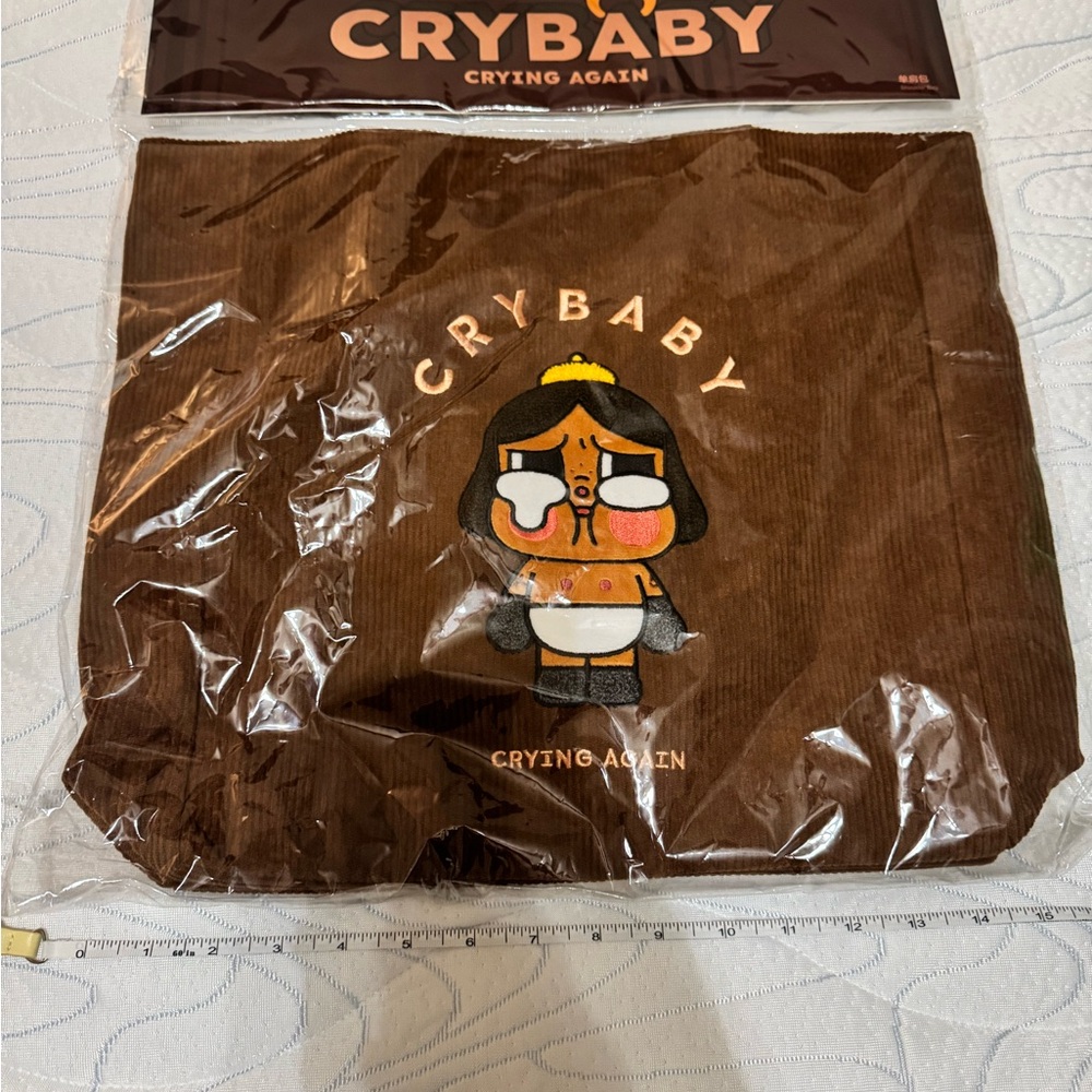 Crybaby Brown Tote Bag